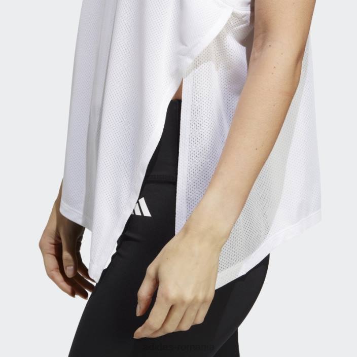 Adidas maiou de antrenament alb hiit aeroready quickburn adidas femei alb negru 2JBN16797