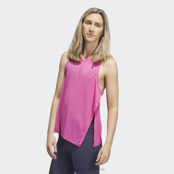 Adidas maiou de antrenament fuchsia hiit aeroready quickburn femei fucsie 2JBN9256