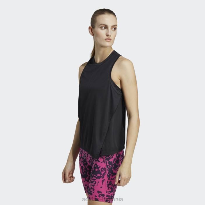 Adidas maiou de antrenament hiit aeroready quickburn negru adidas femei alb negru 2JBN17100