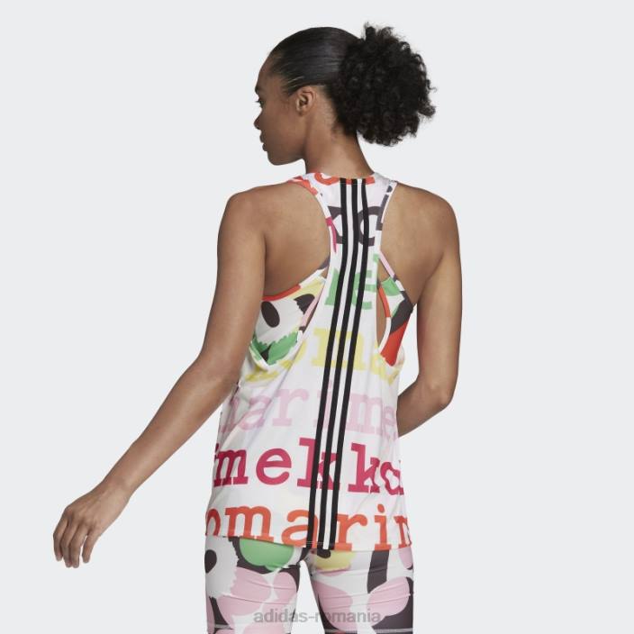 Adidas maiou de antrenament x marimekko alb femei alb 2JBN17583