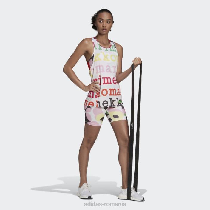 Adidas maiou de antrenament x marimekko alb femei alb 2JBN17583