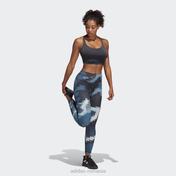 Adidas mint fashion x peloton crede acest colanti femei mentă/orbit indigo/gri noapte 2JBN10641