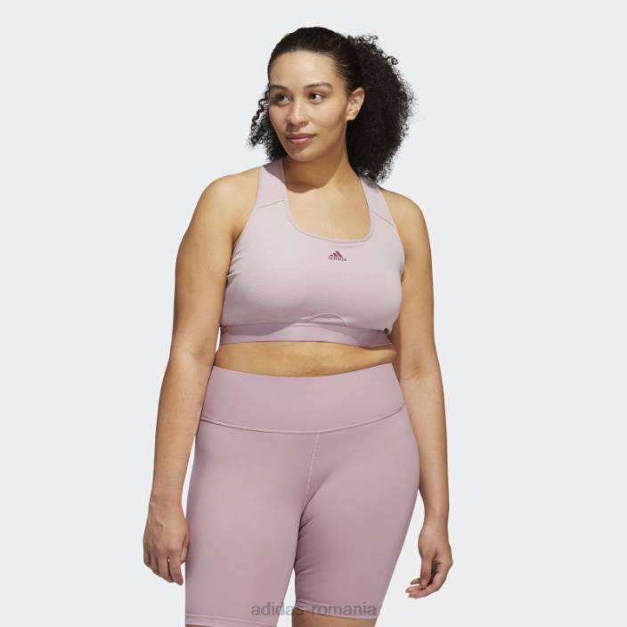 Adidas mov powerreact antrenament sutien mediu susținere (plus mărime) modă femei mov 2JBN10630