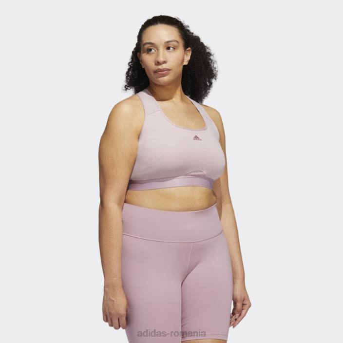 Adidas mov powerreact antrenament sutien mediu susținere (plus mărime) modă femei mov 2JBN10630