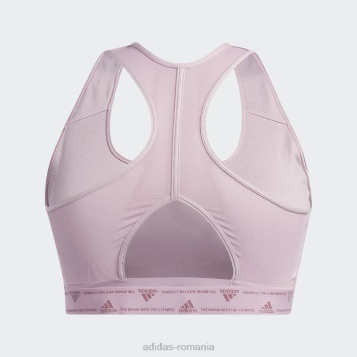 Adidas mov powerreact antrenament sutien mediu susținere (plus mărime) modă femei mov 2JBN10630