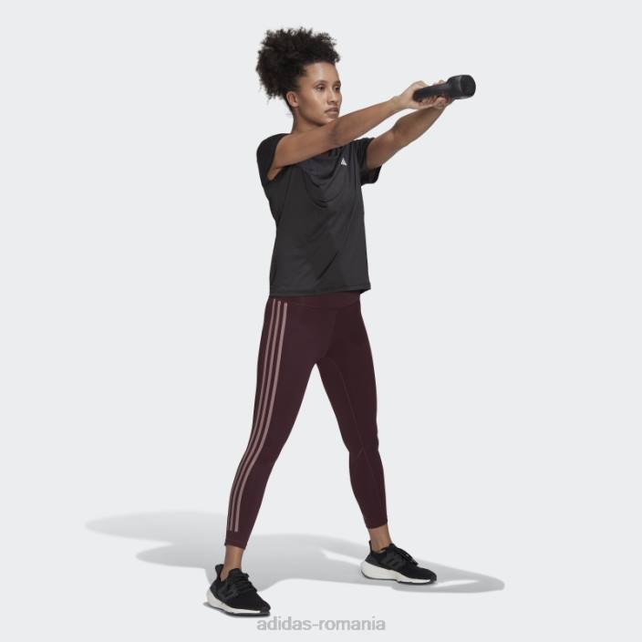 Adidas negru aeroready făcut pentru antrenament la modă de tricou minim femei negru 2JBN10355