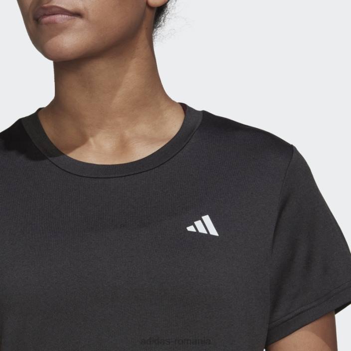 Adidas negru aeroready făcut pentru antrenament la modă de tricou minim femei negru 2JBN10355