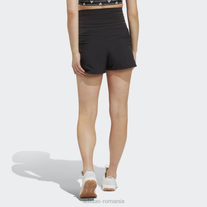 Adidas negru pacer aeroready train essentials pantaloni scurți țesute (maternitate) adidas femei alb negru 2JBN9513