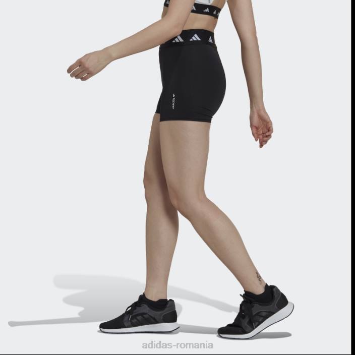 Adidas negru techfit perioada dovada 3-inch jambiere scurte moda femei negru 2JBN2387