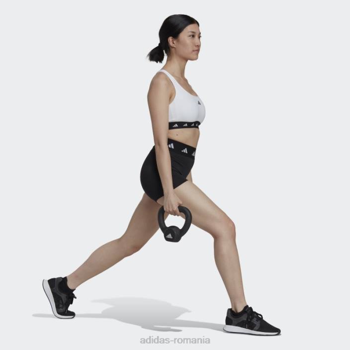 Adidas negru techfit perioada dovada 3-inch jambiere scurte moda femei negru 2JBN2387