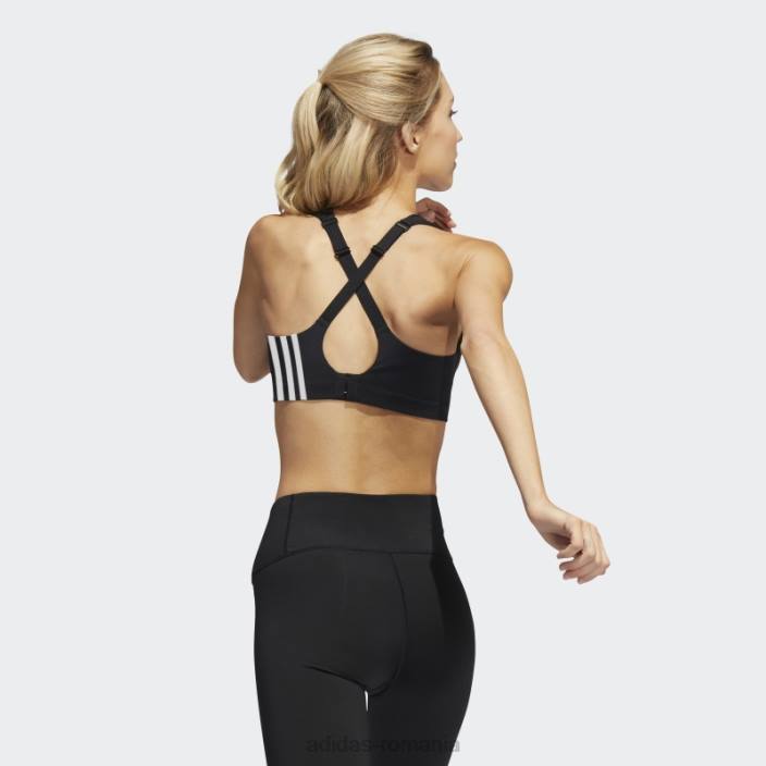 Adidas negru tlrd impact antrenament sutien de sustinere inalta moda femei alb negru 2JBN9264