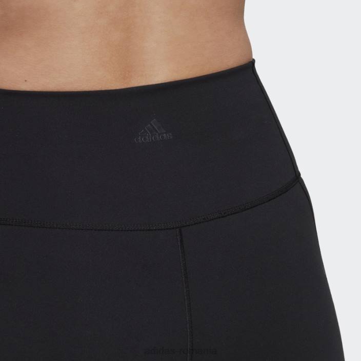 Adidas negru yoga studio 7/8 jambiere fierbinte femei negru 2JBN16580