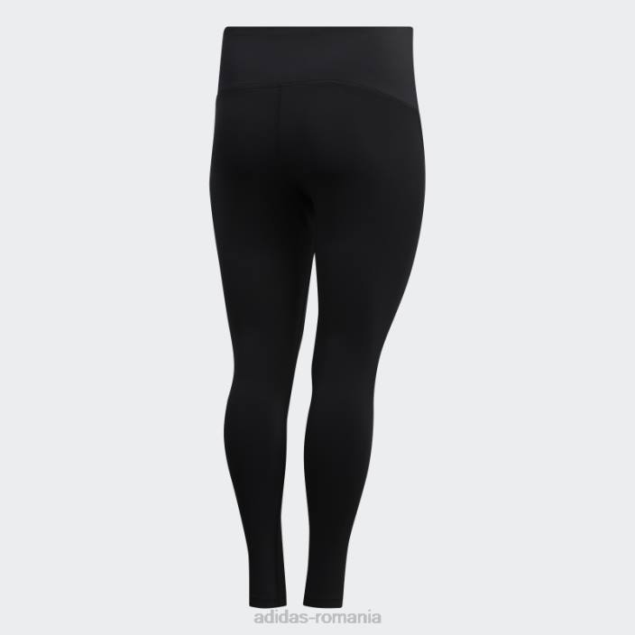 Adidas negrul crezi acesti colanti solidi 7/8 (plus mărime) adidas femei negru 2JBN3735