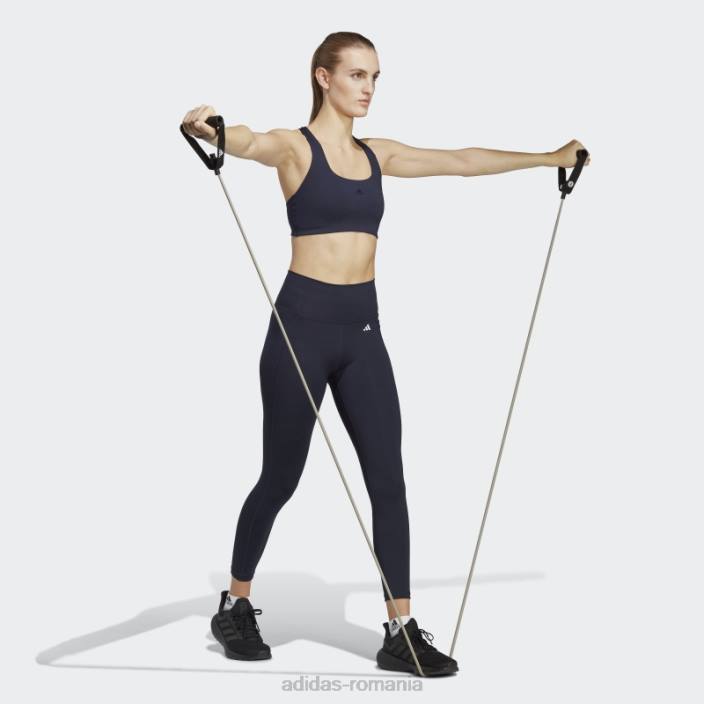 Adidas optime stash buzunar cu talie înaltă 7/8 jambiere cerneală femei cerneală 2JBN9757