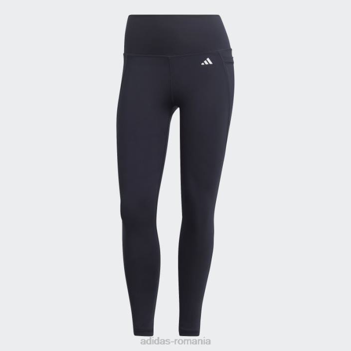 Adidas optime stash buzunar cu talie înaltă 7/8 jambiere cerneală femei cerneală 2JBN9757