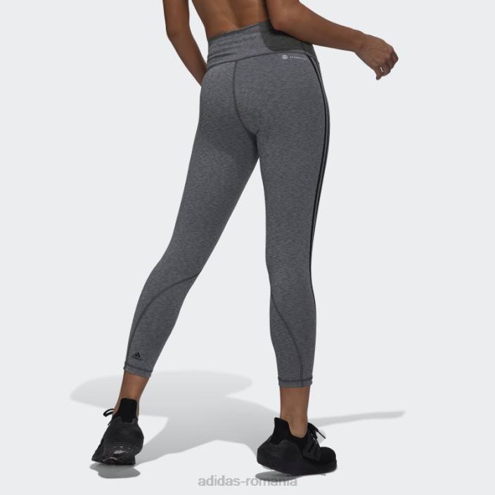Adidas optime trainicons 7/8 jambiere gri închis heather femei erica gri închis 2JBN17042