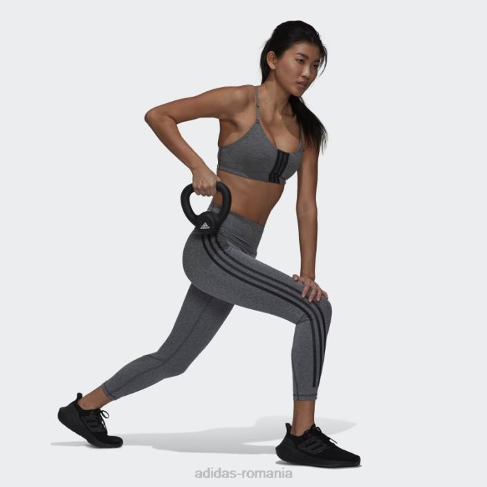 Adidas optime trainicons 7/8 jambiere gri închis heather femei erica gri închis 2JBN17042