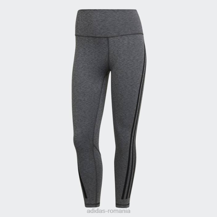 Adidas optime trainicons 7/8 jambiere gri închis heather femei erica gri închis 2JBN17042