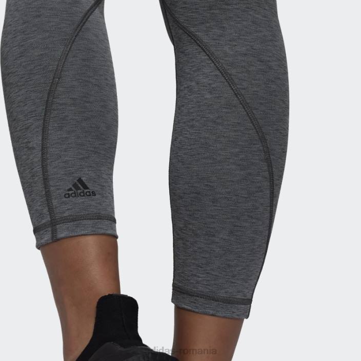 Adidas optime trainicons 7/8 jambiere gri închis heather femei erica gri închis 2JBN17042