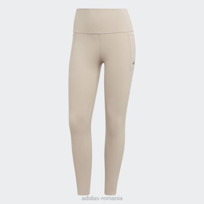Adidas optime training lux 7/8 jambiere taupe adidas femei taupe 2JBN9186