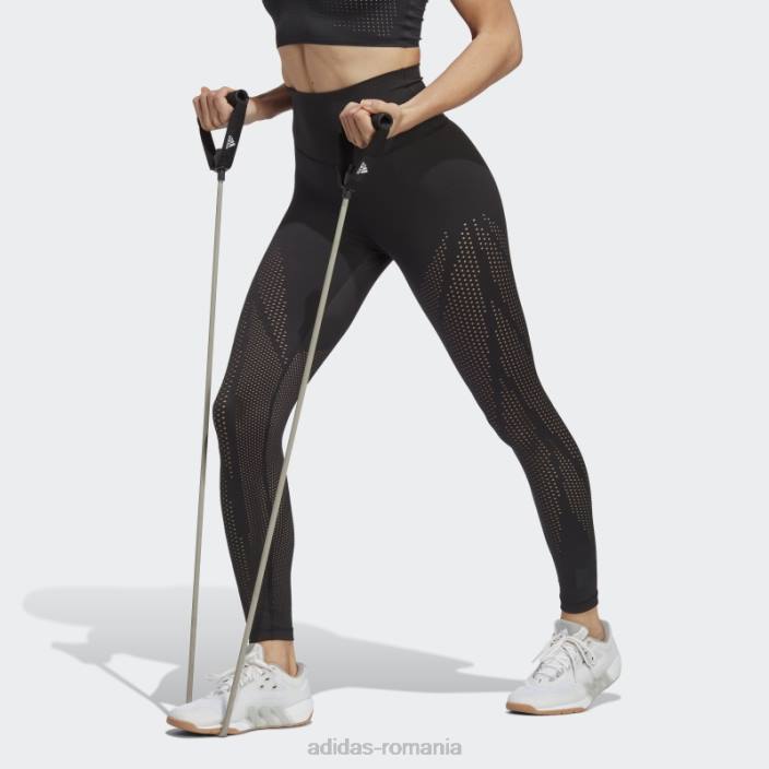 Adidas optime training lux best of 7/8 jambiere black hot femei negru 2JBN9569