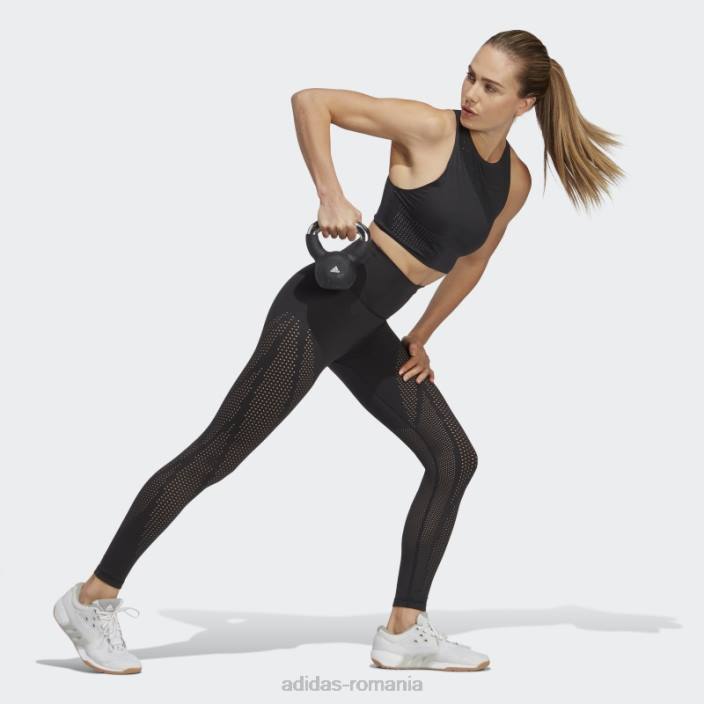 Adidas optime training lux best of 7/8 jambiere black hot femei negru 2JBN9569