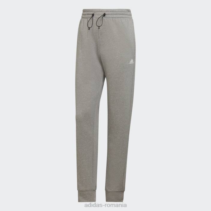Adidas pantaloni conici aeroready gri mediu adidas femei gri mediu/alb 2JBN8940