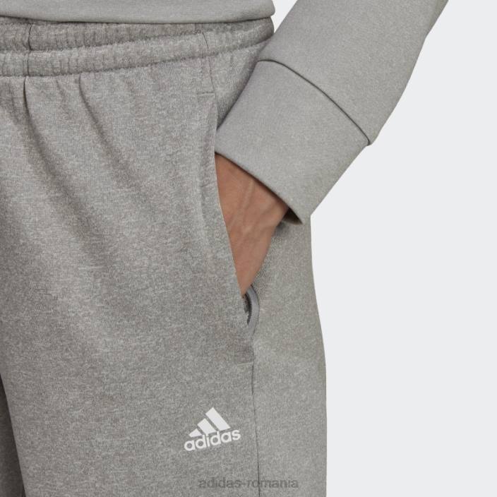 Adidas pantaloni conici aeroready gri mediu adidas femei gri mediu/alb 2JBN8940