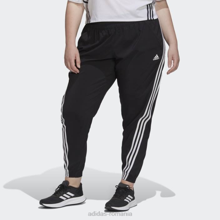 Adidas pantaloni cu 3 dungi (plus mărime) adidas femei negru 2JBN9837