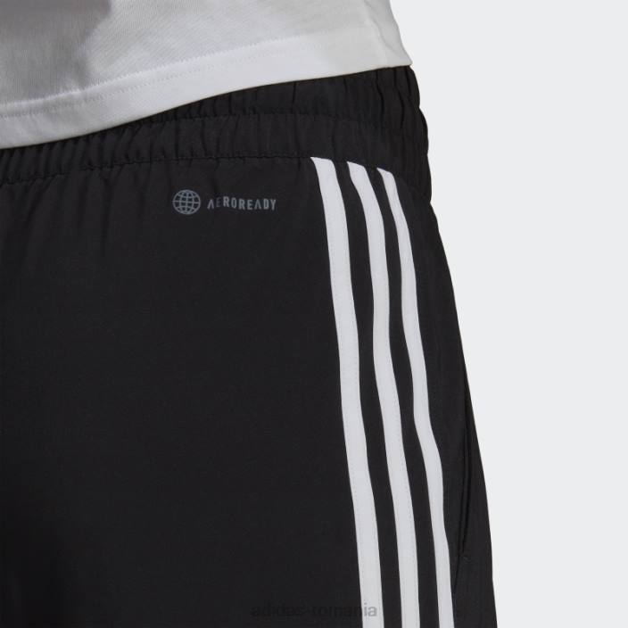 Adidas pantaloni țesuți cu 3 dungi negru trainicons femei negru 2JBN9400