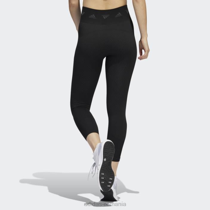 Adidas pantaloni negri de antrenament aeroknit 7/8 adidas femei gri inchis 2JBN9237
