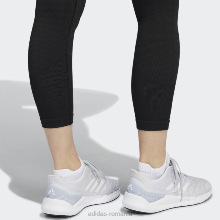 Adidas pantaloni negri de antrenament aeroknit 7/8 adidas femei gri inchis 2JBN9237