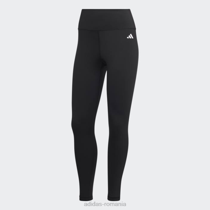 Adidas pantaloni negri pentru antrenament cu talie înaltă 7/8 adidas femei negru 2JBN8865