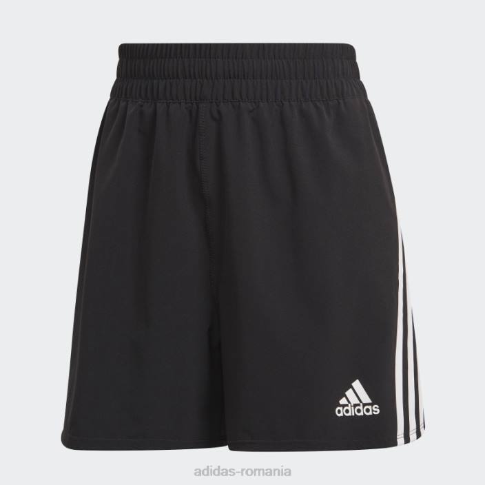 Adidas pantaloni scurți țesuți cu trei dungi adidas negru trainicons femei negru 2JBN16545