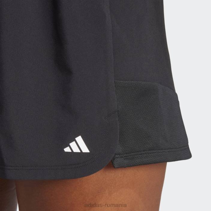 Adidas pantaloni scurți hiperglam pacer de antrenament negri femei negru 2JBN9458