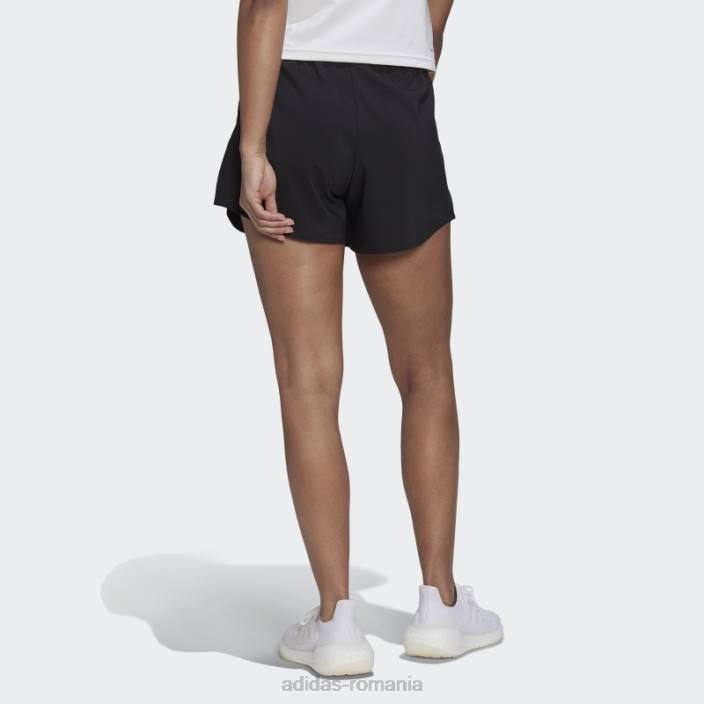 Adidas pantaloni scurți negri aeroready pentru antrenament femei alb negru 2JBN10354