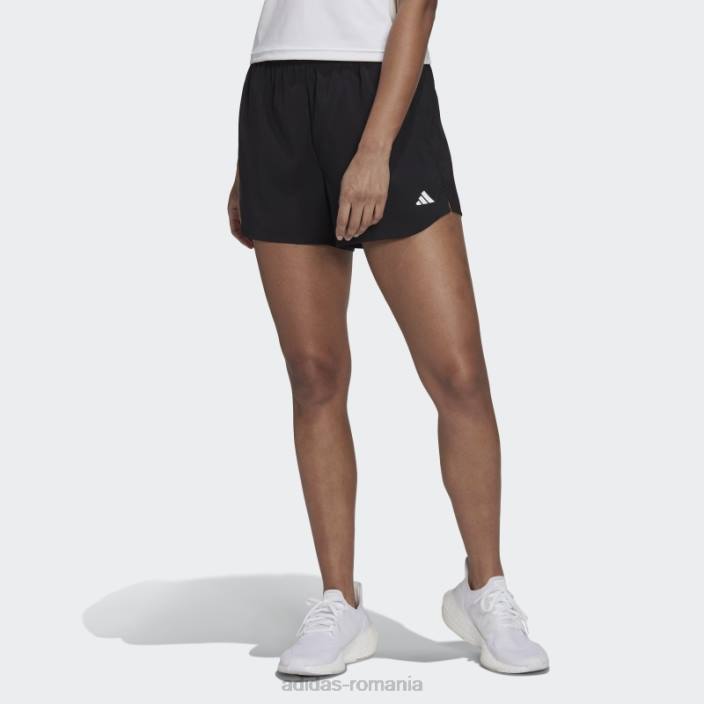 Adidas pantaloni scurți negri aeroready pentru antrenament femei alb negru 2JBN2615