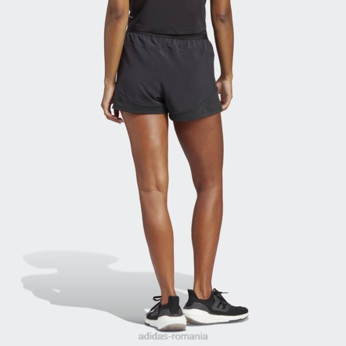 Adidas pantaloni scurți negri hiperglam pacer adidas femei negru 2JBN17079