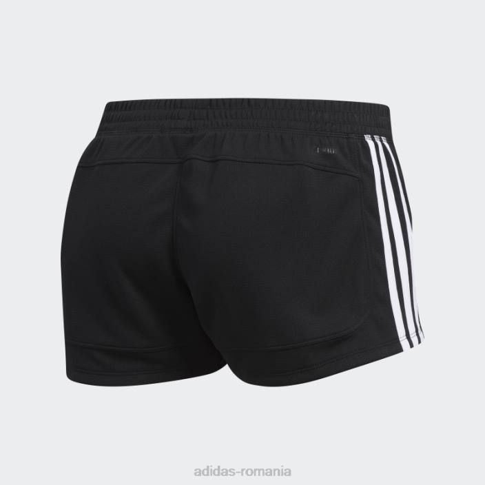 Adidas pantaloni scurți negru pacer tricot cu 3 dungi adidas femei alb negru 2JBN8871