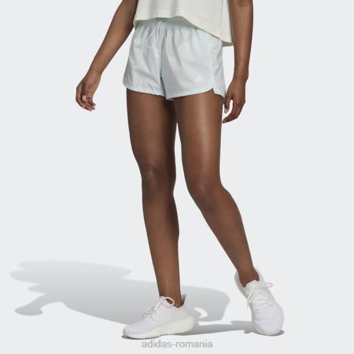 Adidas pantaloni scurți pacer perforați albastru femei albastru 2JBN10700