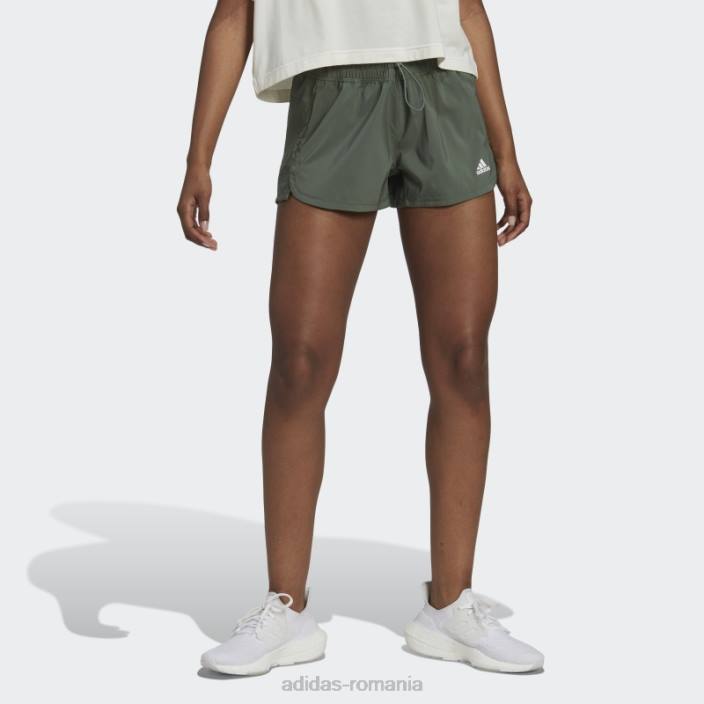 Adidas pantaloni scurți pacer perforați oxid verde femei oxid verde 2JBN9698