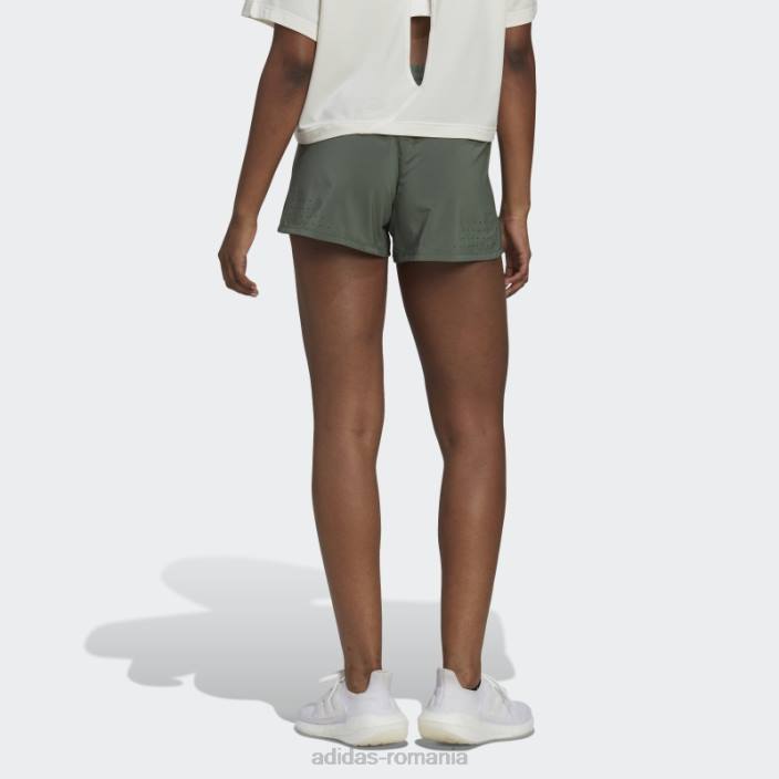 Adidas pantaloni scurți pacer perforați oxid verde femei oxid verde 2JBN9698