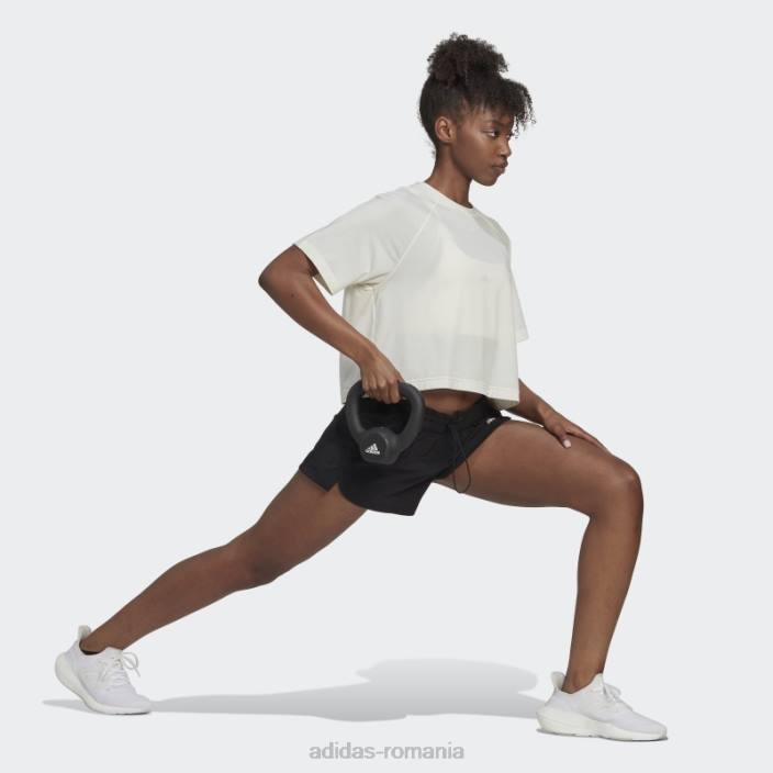 Adidas pantaloni scurți perforați negru femei negru 2JBN9421