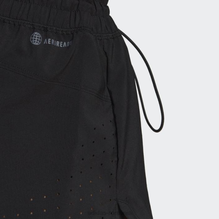 Adidas pantaloni scurți perforați negru femei negru 2JBN9421