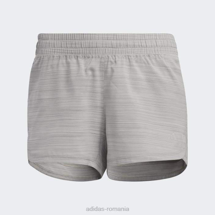 Adidas pantaloni scurți stilați mgh solid gri pacer 3 dungi țesute de natură adidas femei mgh gri solid 2JBN9555