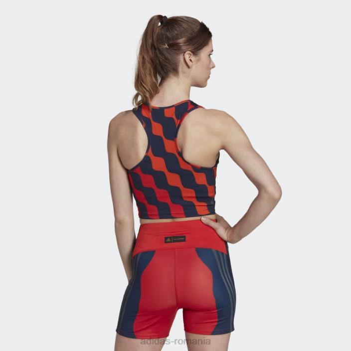 Adidas portocaliu fashion x marimekko tren icons imprimeu maieu femei portocale 2JBN17571