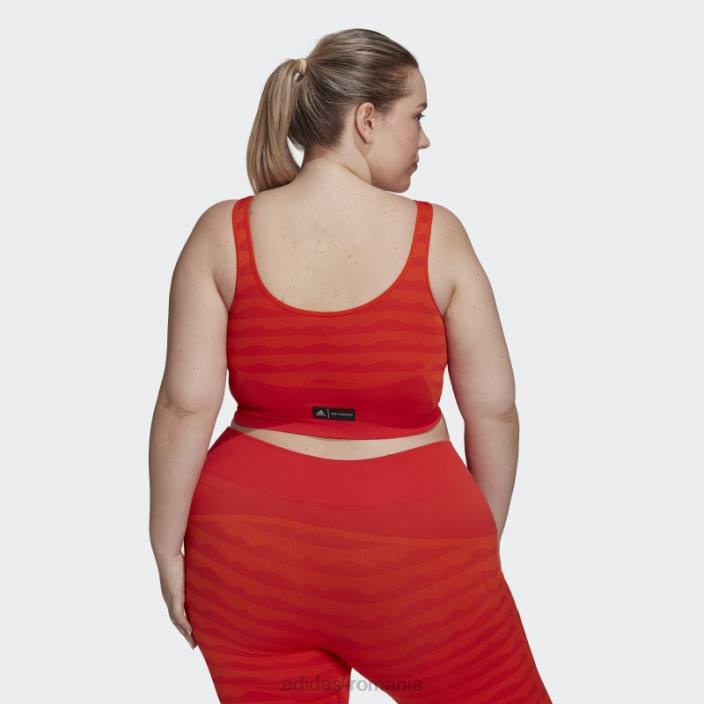 Adidas portocaliu marimekko aeroknit sutien de sustinere usoara (plus marime) adidas femei portocale 2JBN10407