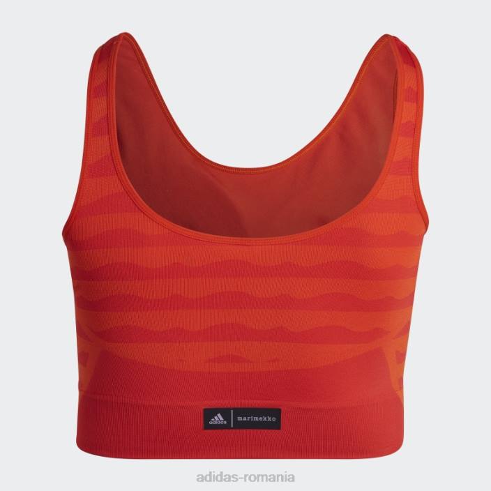 Adidas portocaliu marimekko aeroknit sutien de sustinere usoara (plus marime) adidas femei portocale 2JBN10407