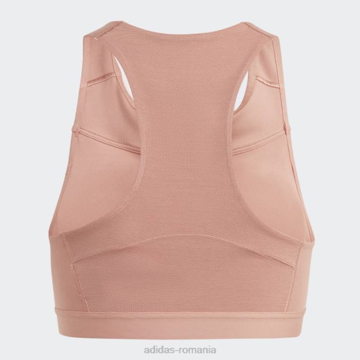 Adidas powerimpact luxe training sutien mediu argilă femei lut 2JBN9289