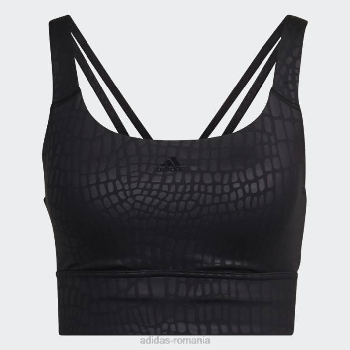 Adidas powerimpact training sutien mediu cu paragate negru fashion femei negru 2JBN10686